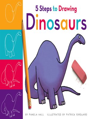 cover image of 5 Steps to Drawing Dinosaurs